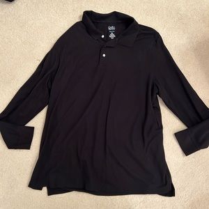 Croft & Barrow Easy Care Cotton Polyester Blend Long Sleeve Polo Shirt Size 3XL